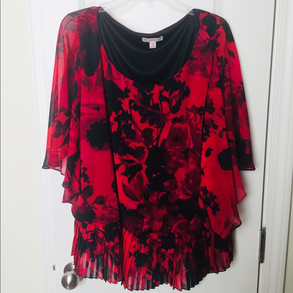 Dress Barn Flowered Blouse